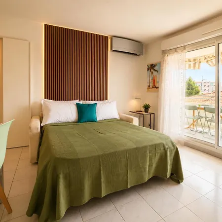 La Terrasse Bleue-parking Couvert-2 Min Plage-juan Les Pins Appartement Antibes